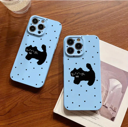 Funda para Iphone - Gatito Azul