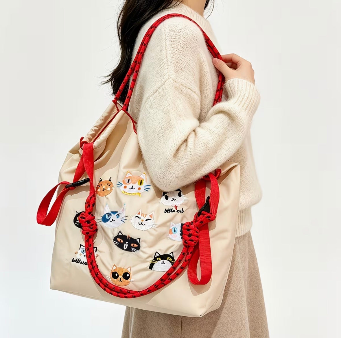 Bolso para Cat Lover - Beige