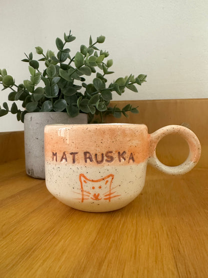 Mug Matruska en Cerámica