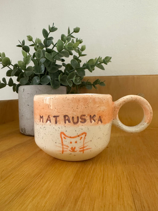 Mug Matruska en Cerámica