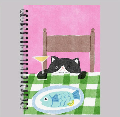 Cuaderno Rayado Gato Pez