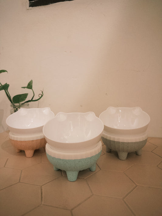 Comedero Individual Carita de Gato