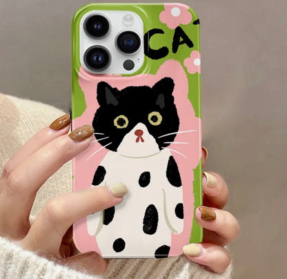 Funda para Iphone - Gatito Verde