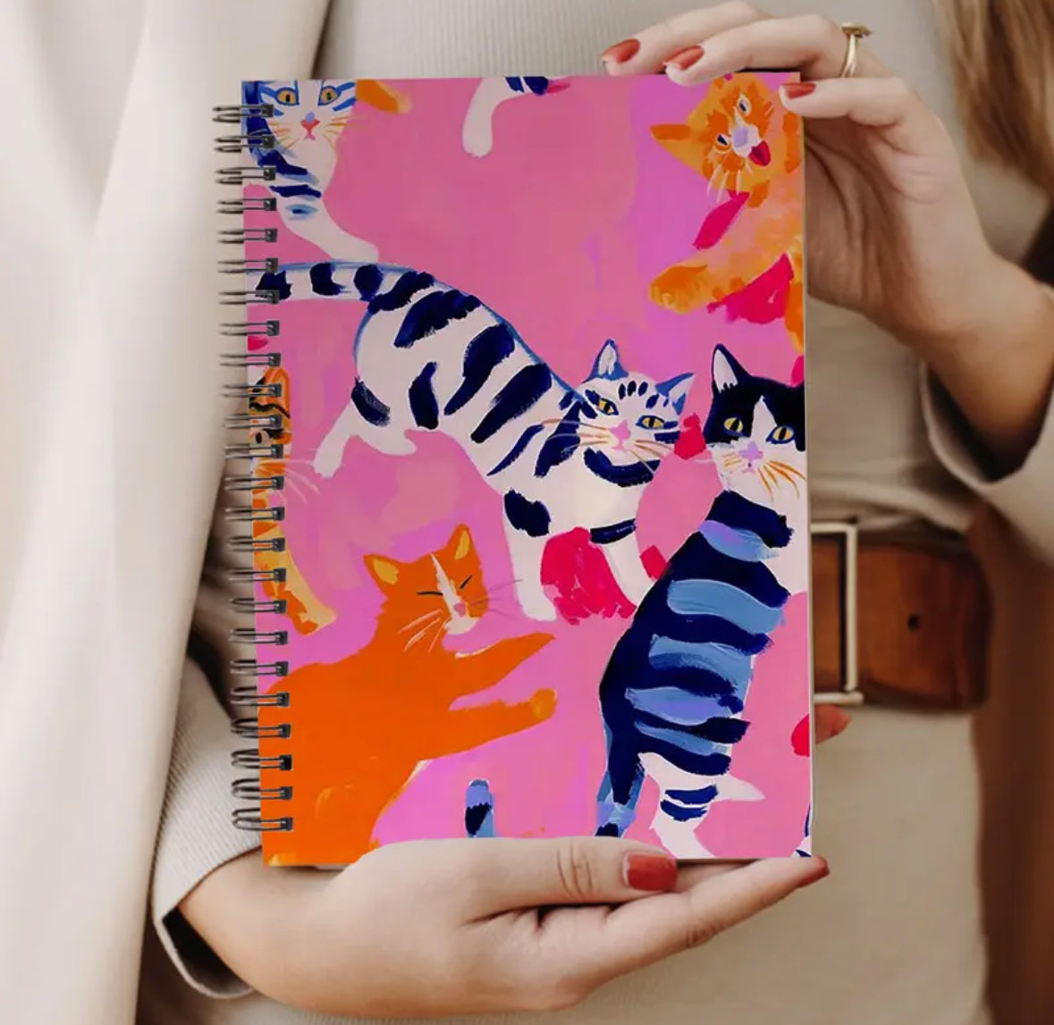 Cuaderno Rayado Gatitos