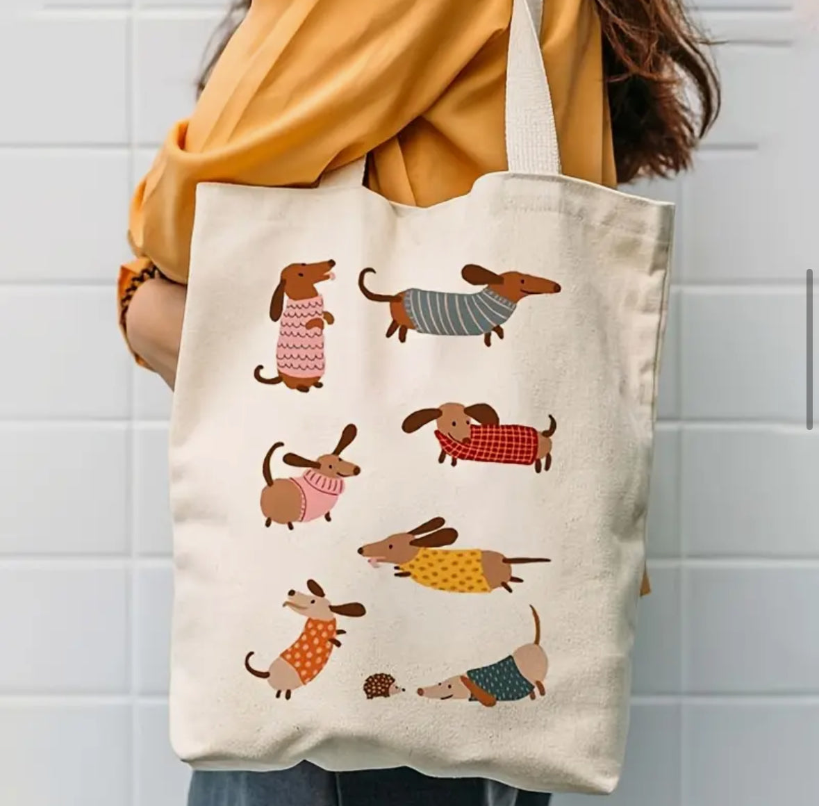 Totebag Perrito Salchicha