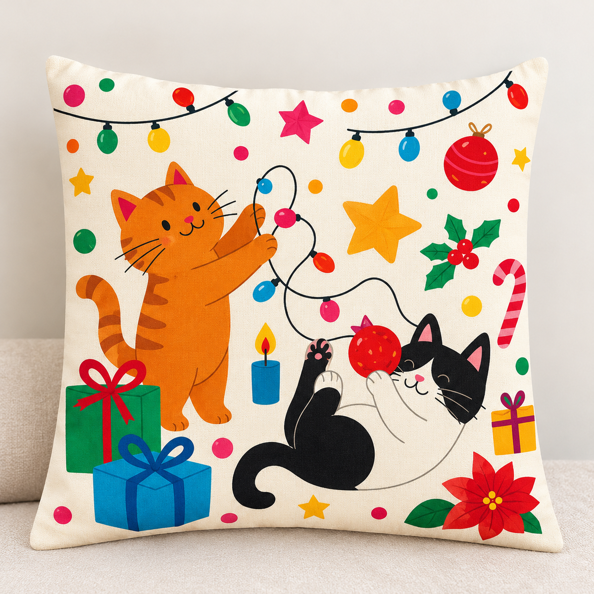Funda para Cojín Navidad
