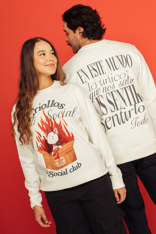 Camibuso Gatita Onfire Marfil