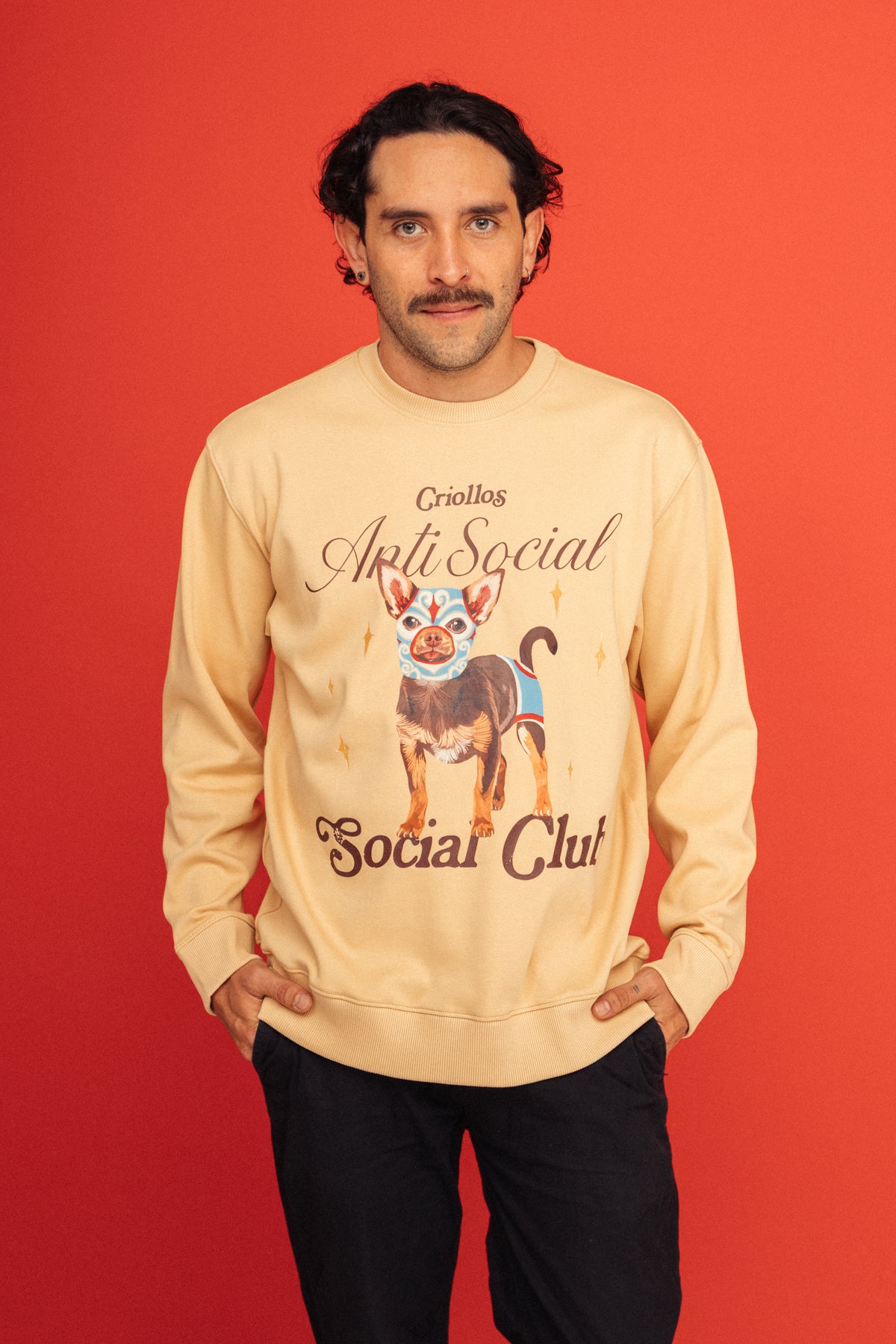 Camibuso Perrito Luchador Mocca