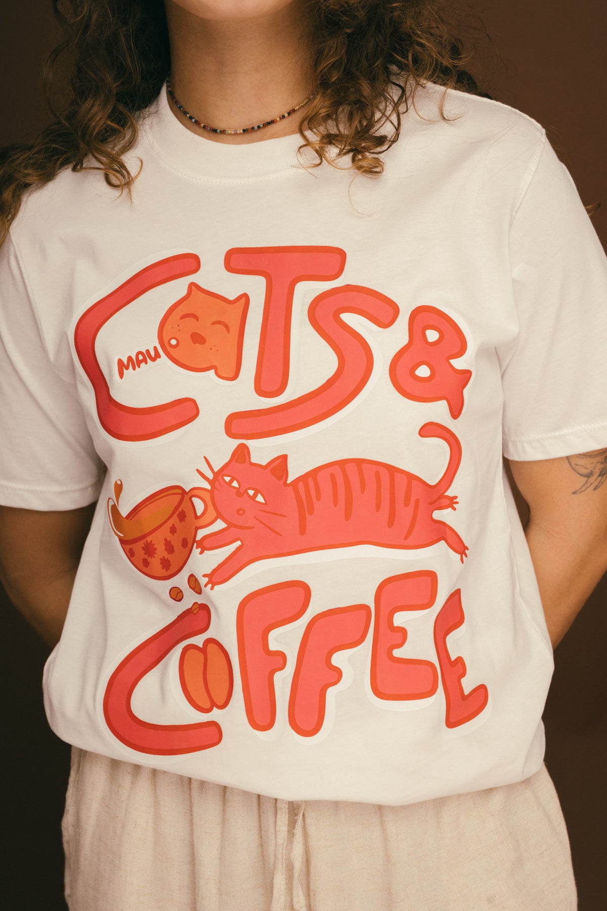 Camiseta Cats and Coffee
