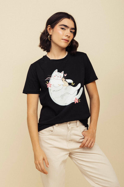 Camiseta Catlover Negra