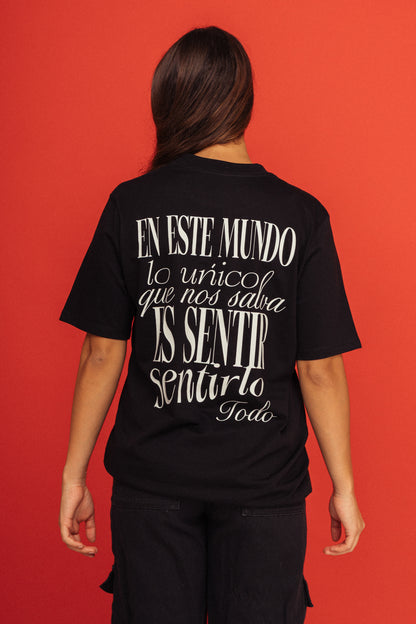 Camiseta Gatita Onfire	Negro