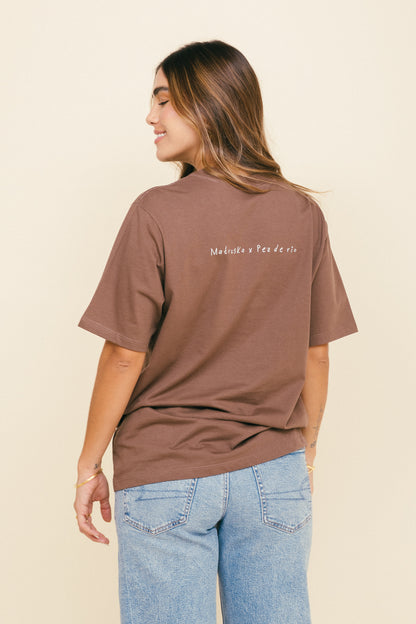 Camiseta Michis Criollos Café