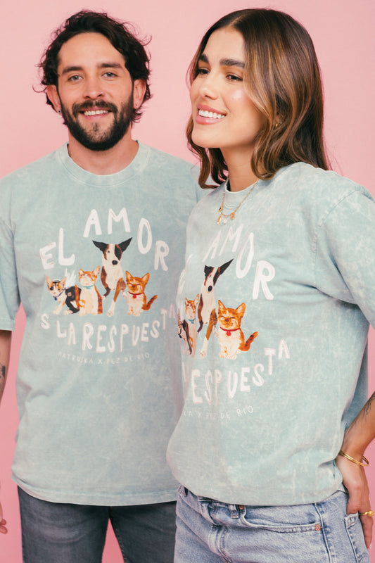 Camiseta Oversize El Amor es la Respuesta