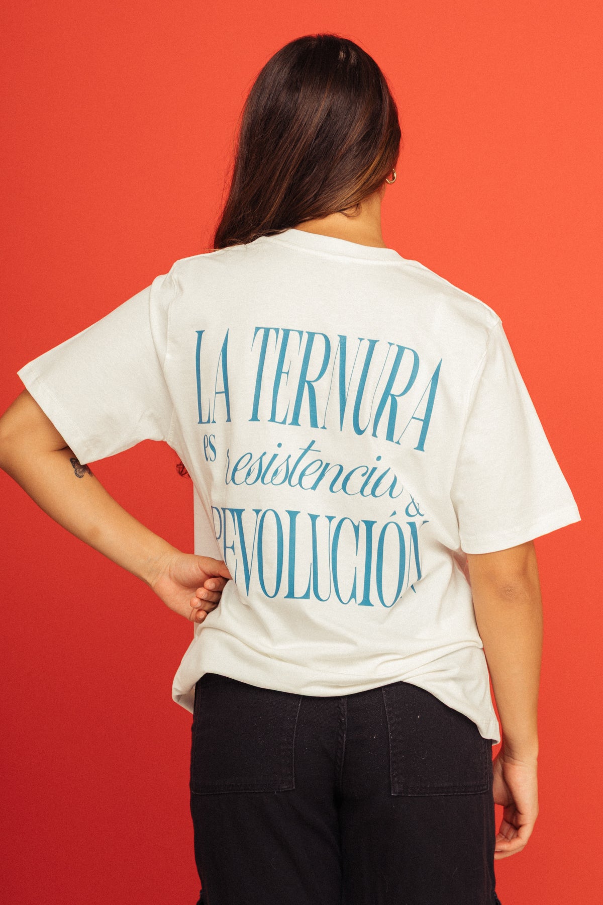 Camiseta Perrito Luchador Marfil
