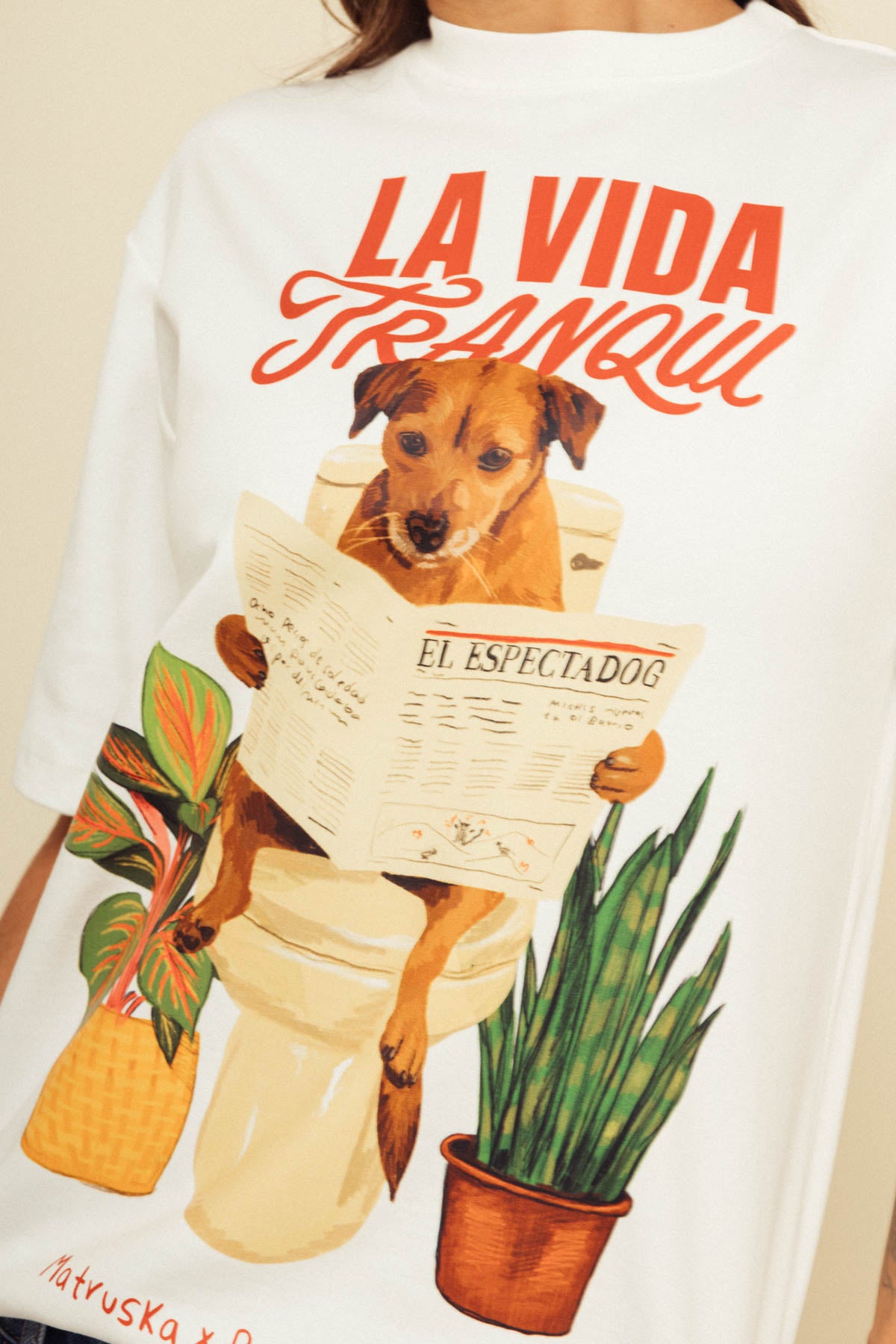 Camiseta Unisex Perrito Tranqui