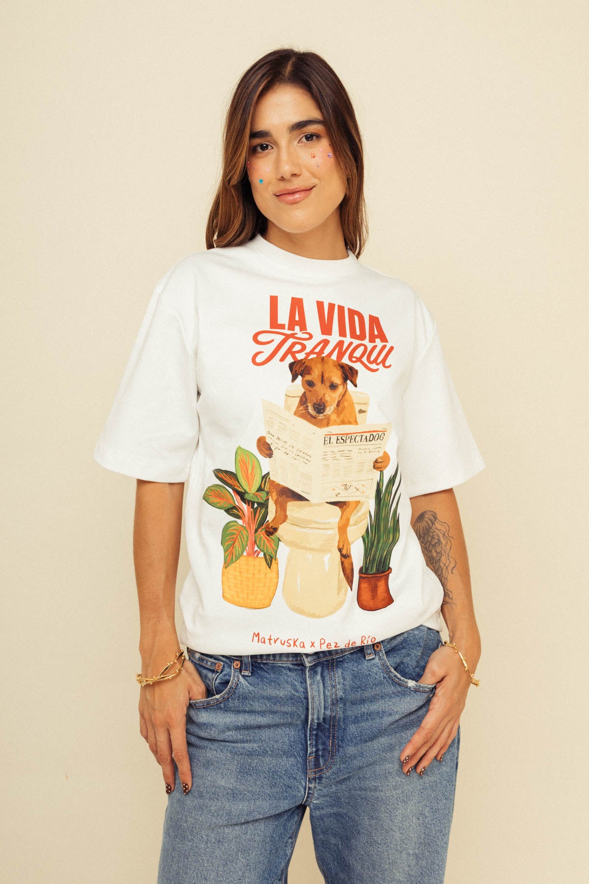 Camiseta Unisex Perrito Tranqui