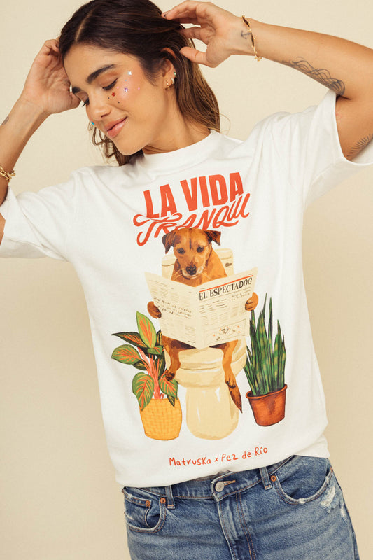 Camiseta Unisex Perrito Tranqui