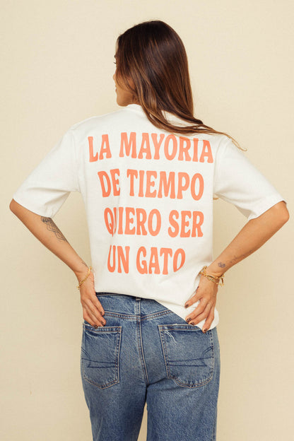 Camiseta Unisex Reloj Gatuno