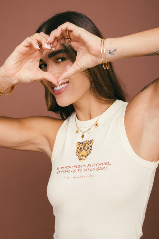 Camisilla Jaguar Vainilla