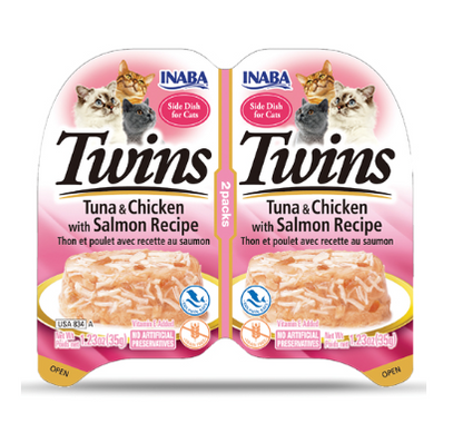 Inaba Twins Atún y Pollo con Salmón 70gr