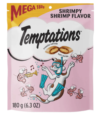 Bolsa Galletas Temptations 180GR - Camarones