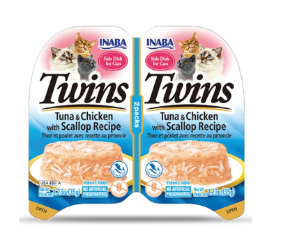 Inaba Twins Atún y Pollo con Viera 70gr