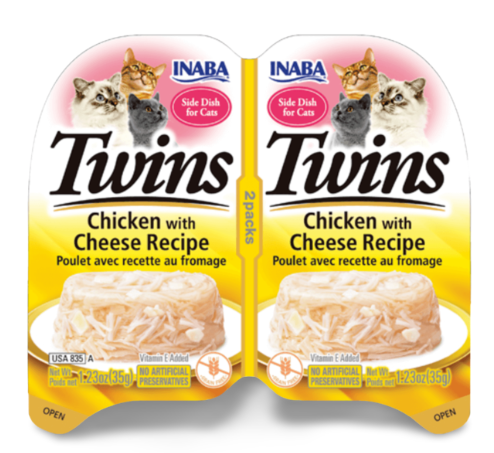 Inaba Twins Pollo con Queso 70gr
