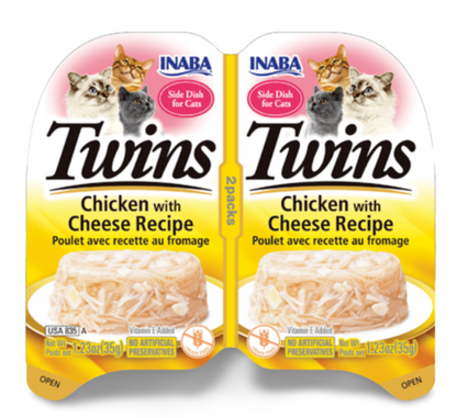 Inaba Twins Pollo con Queso 70gr