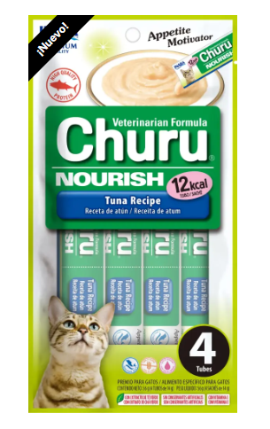 Paquete de Churu Nourish X4 Unidades Atún - Motivador de Apetito