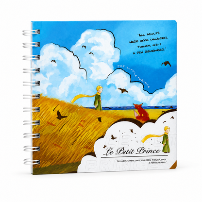 Cuaderno El Principito Azul Claro
