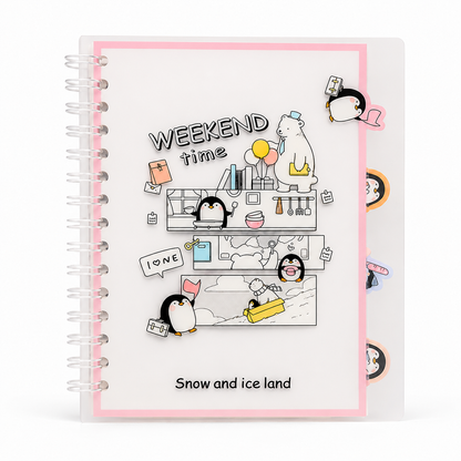 Cuaderno Pinguinos