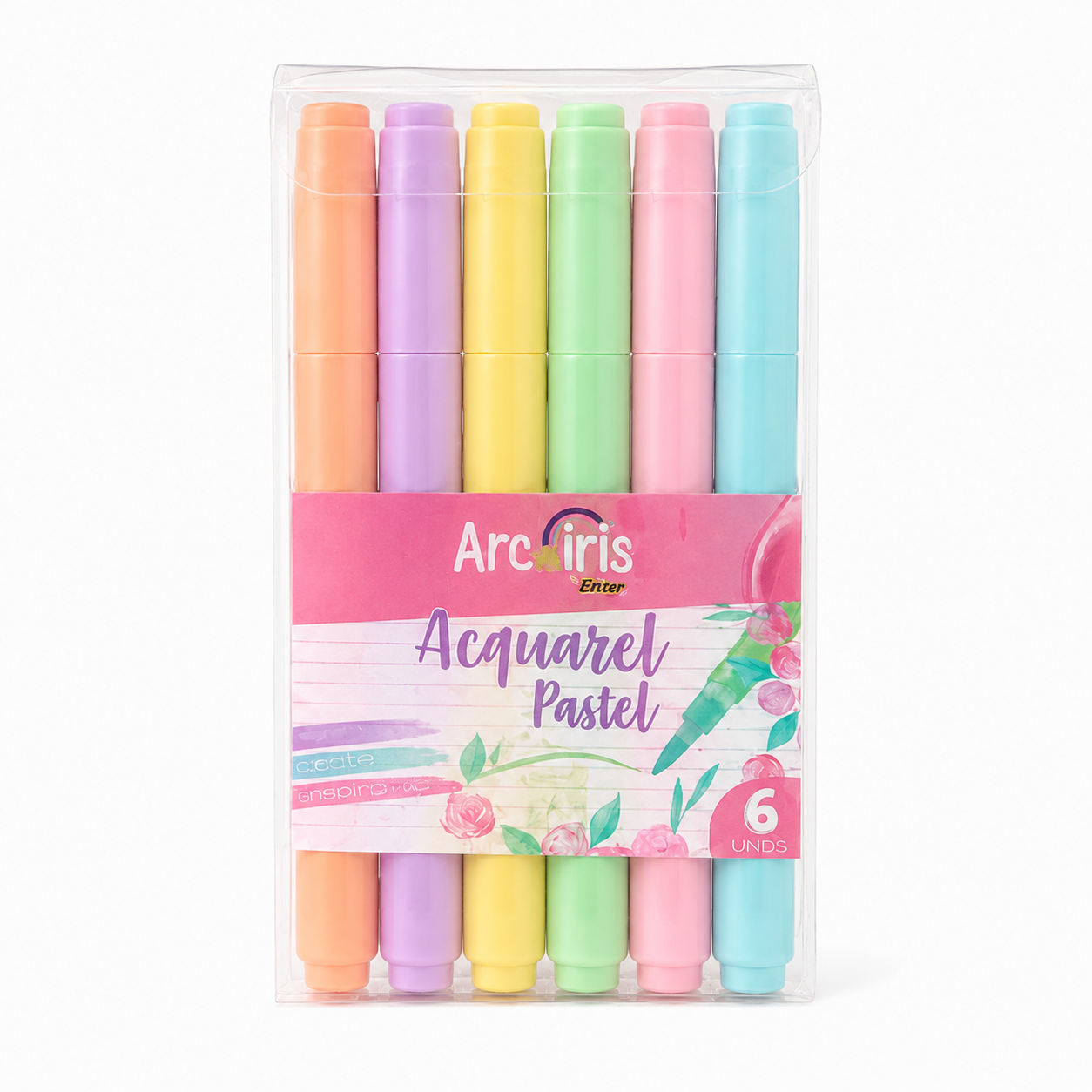 Set de Marcadores Acquarel Pastel