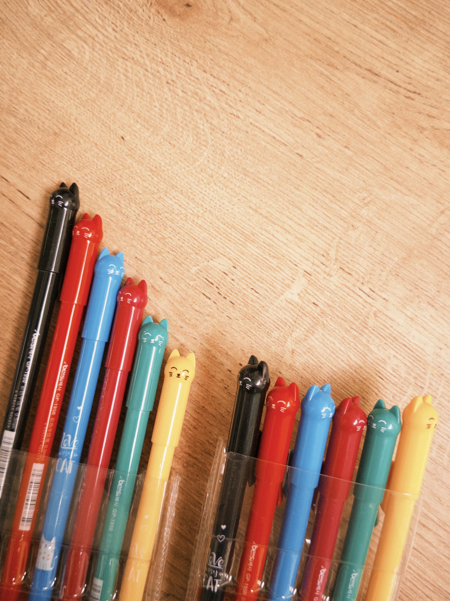 Lapiceros Gatitos X6 Unidades