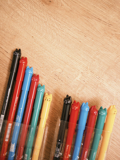 Lapiceros Gatitos X6 Unidades