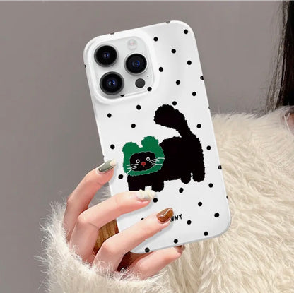 Funda para Iphone - Gatito Gorro