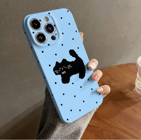 Funda para Iphone - Gatito Azul
