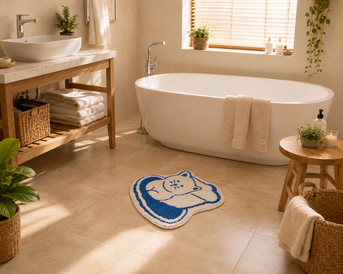 Tapete Decorativo Antideslizante Gato Pan