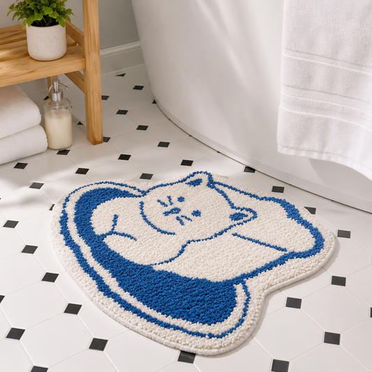 Tapete Decorativo Antideslizante Gato Pan