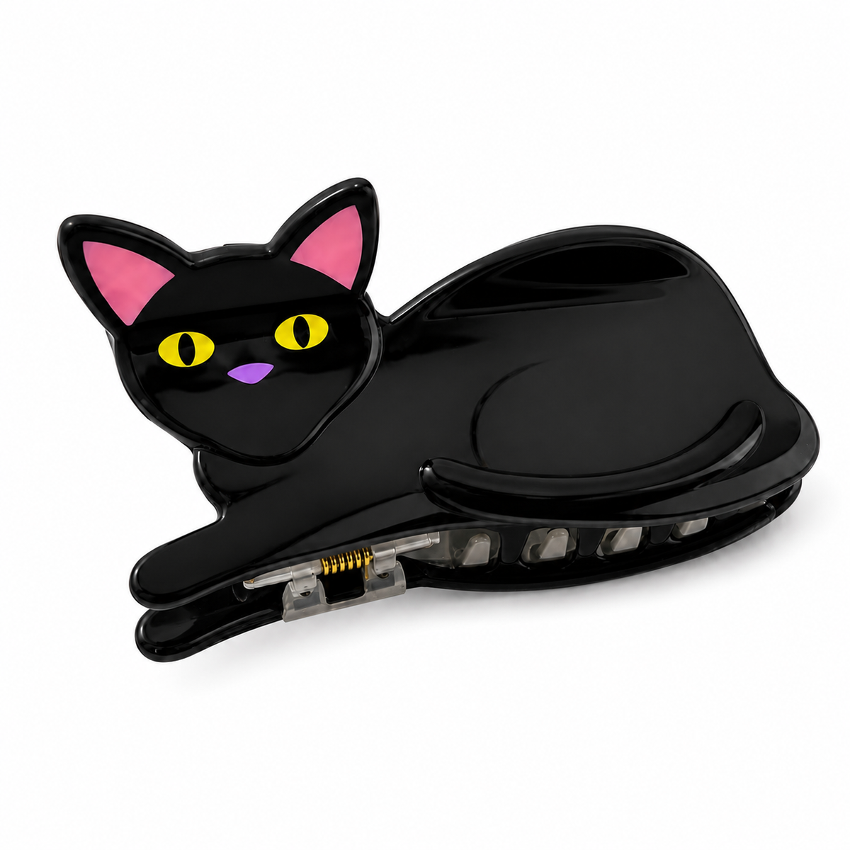 Pinza para el cabello Gatito Negro