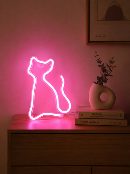 Lámpara LED de gato
