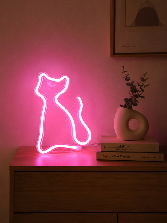 Lámpara LED de gato