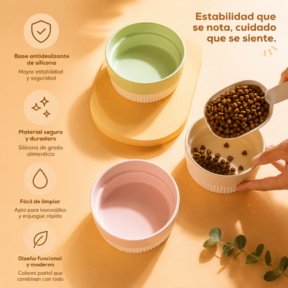 Comedero Grip Individual - Cerámica