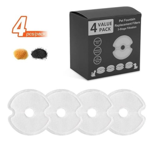 Filtros Redondos con Ranura Caja x4 Unidades