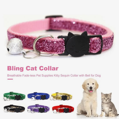 Collar Antiahogo Para Gato Brillante