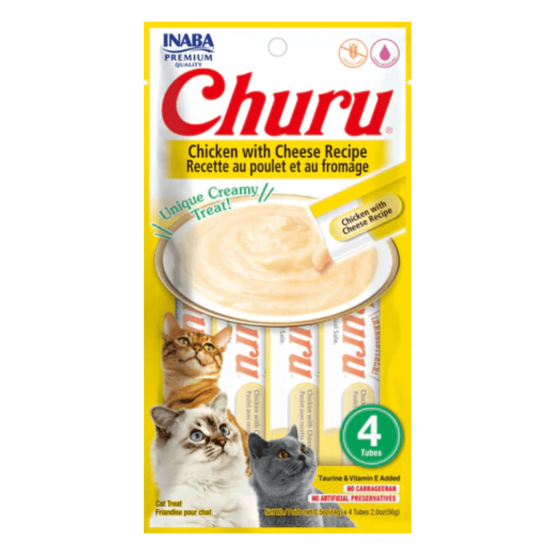 Paquete Churu Pollo con Queso X4 Unidades