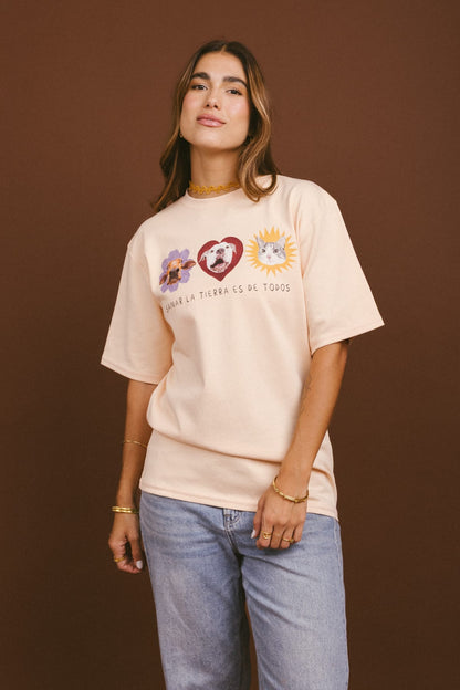 Camiseta Todos Sienten - Melón