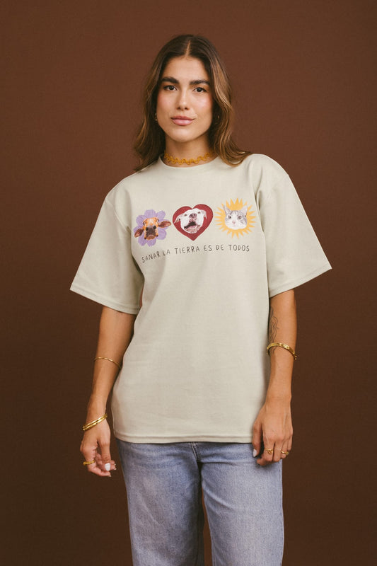 Camiseta Todos Sienten - Verde