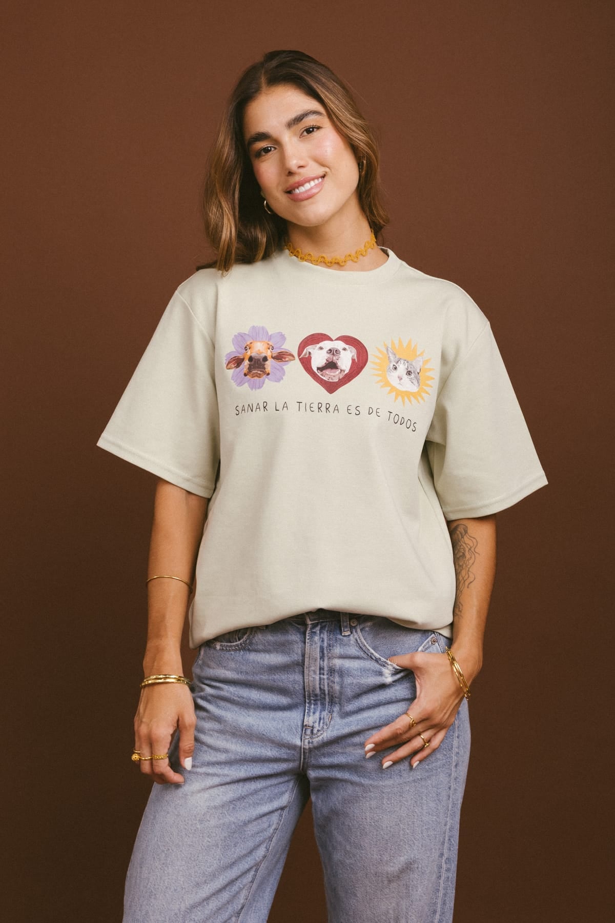 Camiseta Todos Sienten - Verde