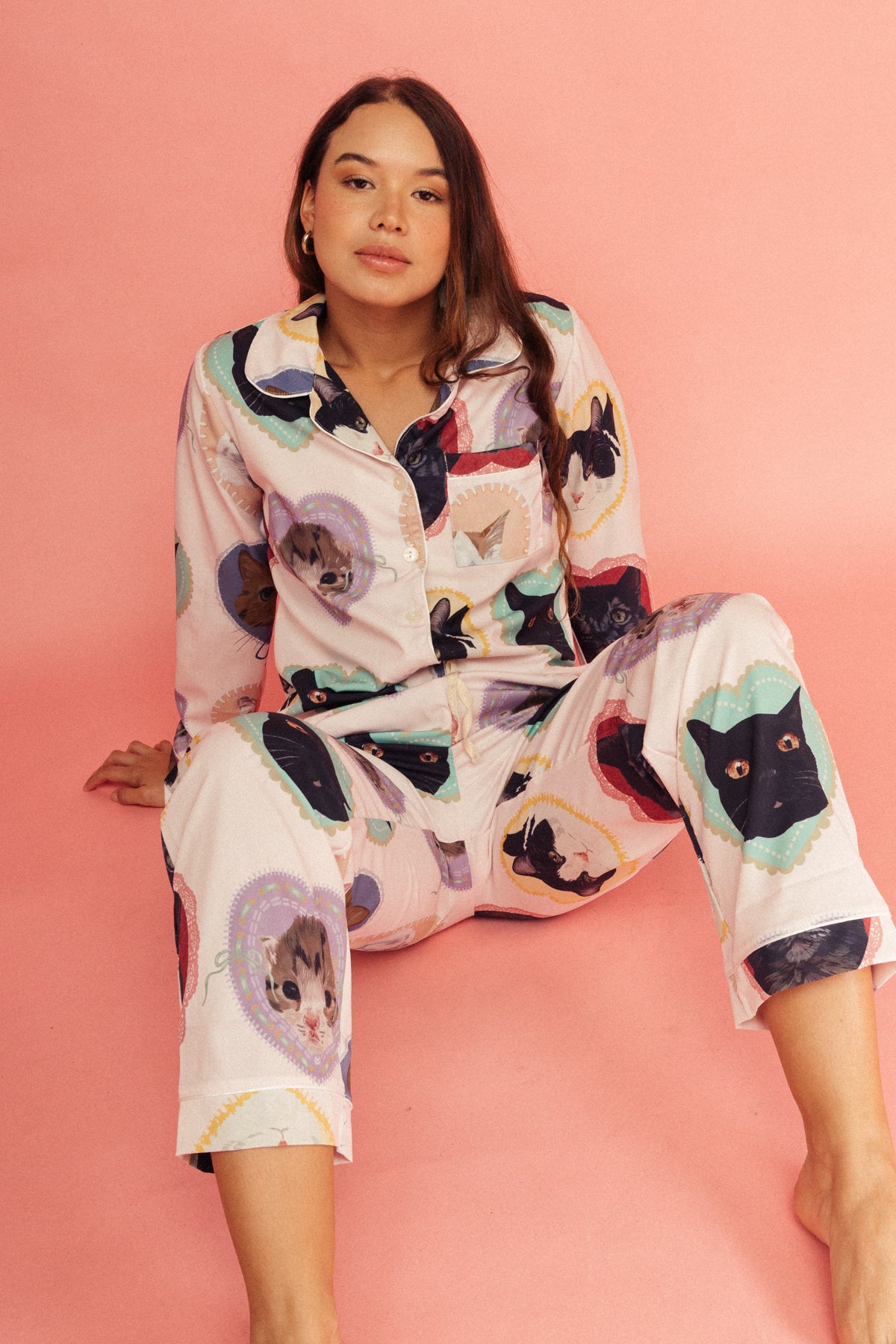 Pijama Pantalón Chimichurros Rosa