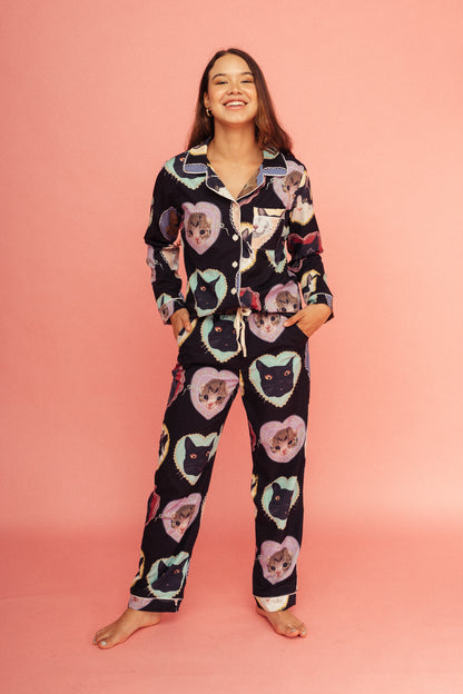 Pijama Pantalón Chimichurros Negro